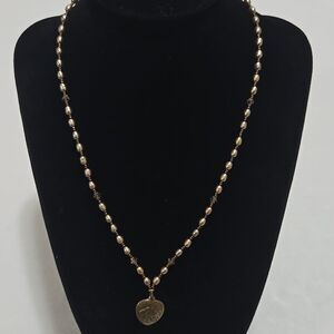 Freshwater Pearl And Sterling Silver Necklace